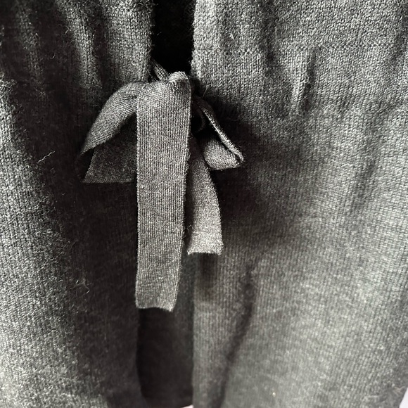 Susan Bristol Grey Merino Wool Cardigan Sweater Size S - Picture 7 of 10